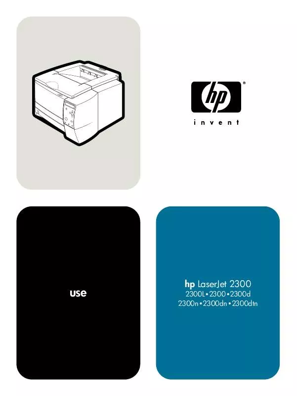 Mode d'emploi HP LASERJET 2300DTN