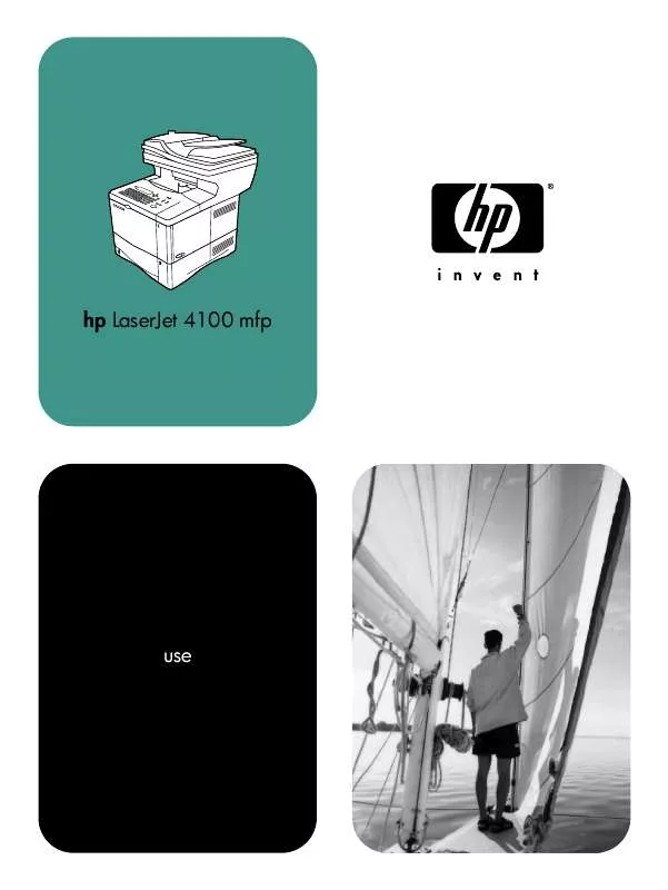 Mode d'emploi HP LASERJET 4100 MFP