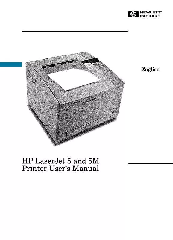 Mode d'emploi HP LASERJET 5SE