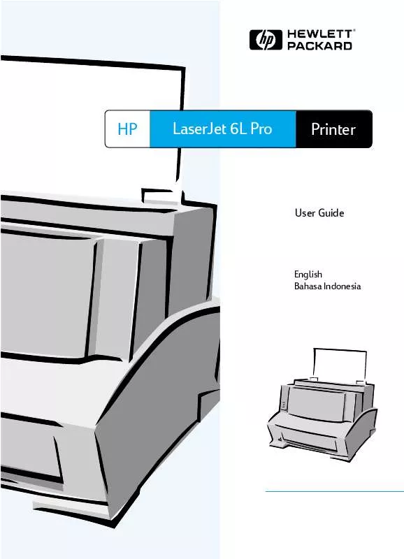 Mode d'emploi HP LASERJET 6L PRO