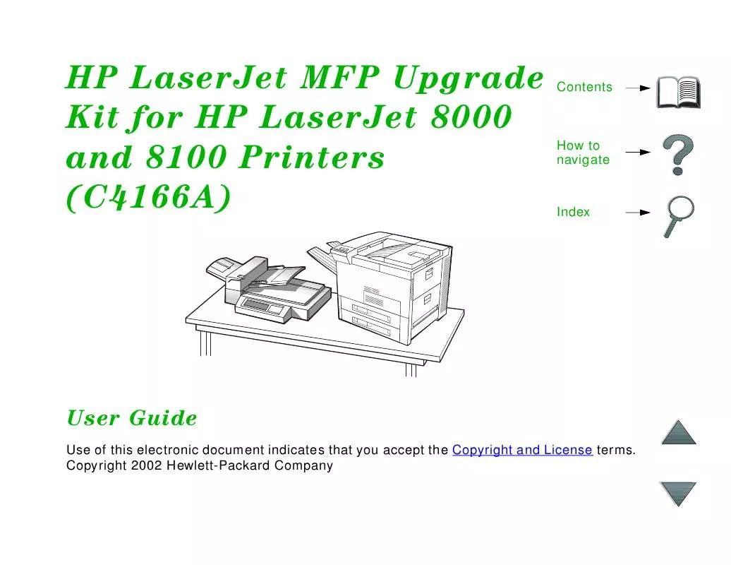 Mode d'emploi HP LASERJET 8100