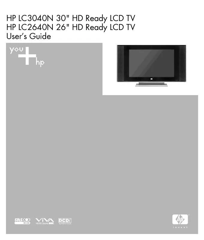 Mode d'emploi HP LC3040N