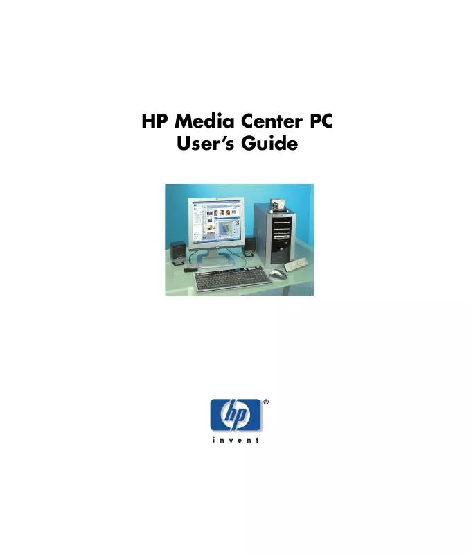 Mode d'emploi HP MEDIA CENTER M300