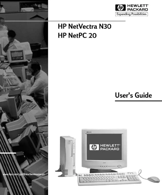 Mode d'emploi HP NET PC 20