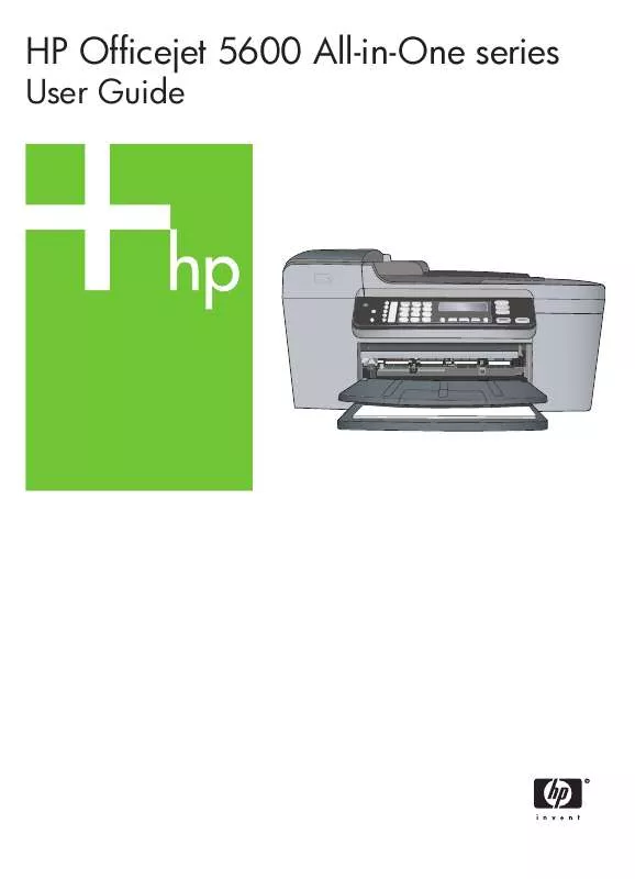 Mode d'emploi HP OFFICEJET 5600