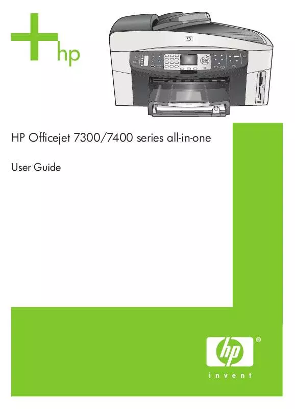 Mode d'emploi HP OFFICEJET 7300