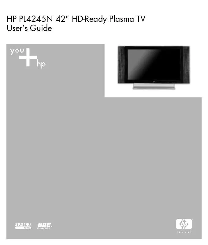 Mode d'emploi HP PL4245N