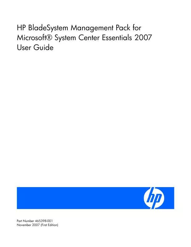 Mode d'emploi HP PROLIANT ML330E SERVER