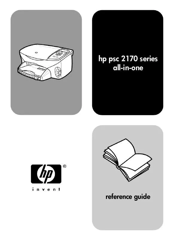 Mode d'emploi HP PSC 2170 ALL-IN-ONE