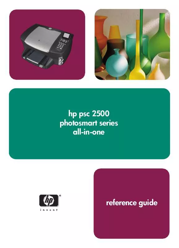 Mode d'emploi HP PSC 2500