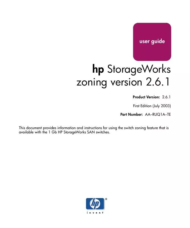 Mode d'emploi HP STORAGEWORKS 2/8V SAN SWITCH