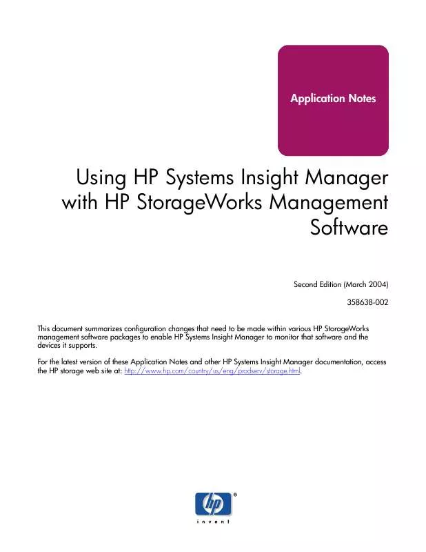 Mode d'emploi HP STORAGEWORKS AIT SSL2020 TAPE LIBRARY