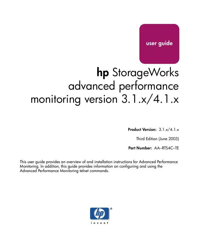 Mode d'emploi HP STORAGEWORKS MSA 2/8 SAN SWITCH