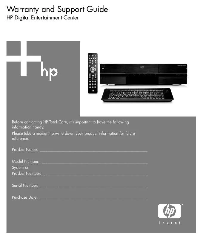 Mode d'emploi HP Z552