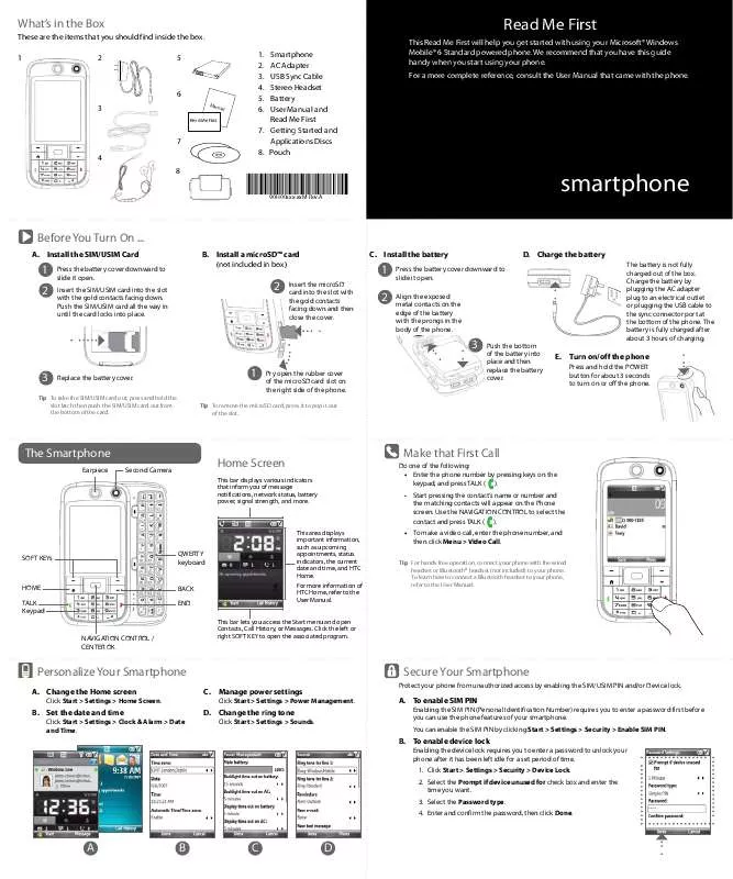 Mode d'emploi HTC WINGS