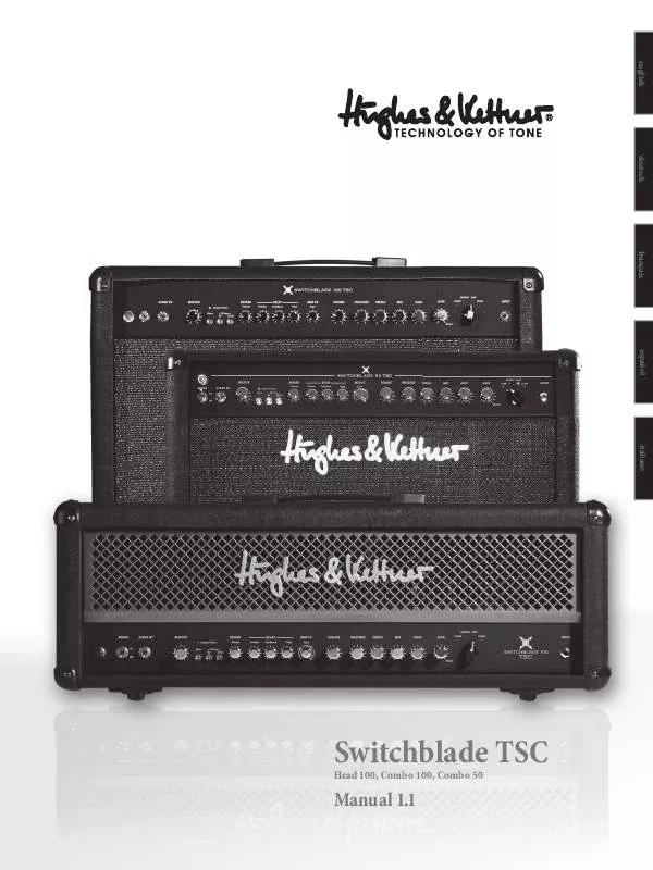 Mode d'emploi HUGHES & KETTNER SWITCHBLABLE