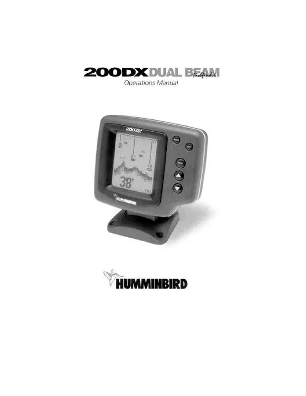 Mode d'emploi HUMMINBIRD 200 DX