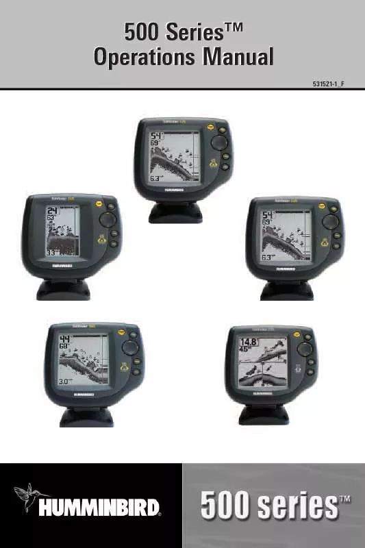 Mode d'emploi HUMMINBIRD 525