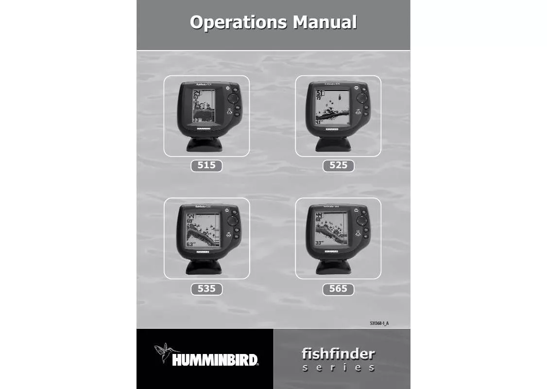 Mode d'emploi HUMMINBIRD FISHFINDER 535