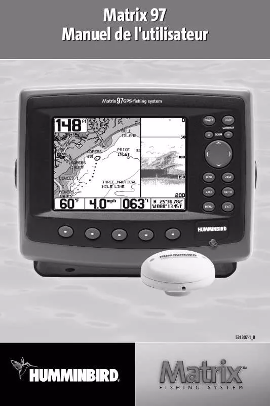 Mode d'emploi HUMMINBIRD MATRIX 97-FRENCH