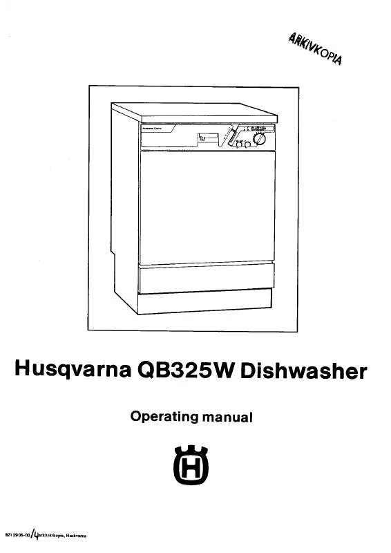 Mode d'emploi HUSQVARNA QB325W