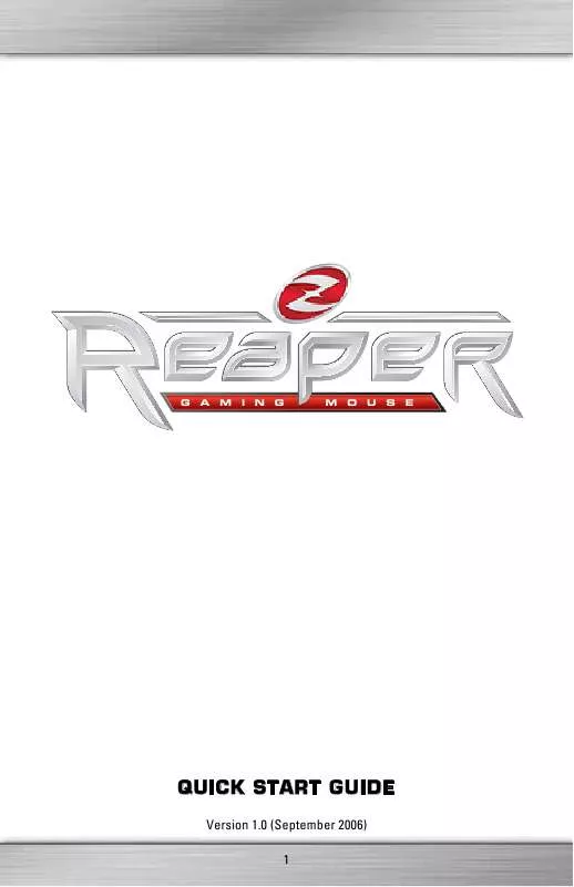 Mode d'emploi IDEAZON REAPER MOUSE