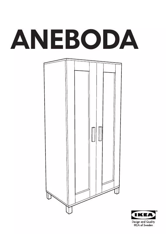 Mode d'emploi IKEA ANEBODA WARDROBEOOROBEOOROBE 31 7/8X70 7/8
