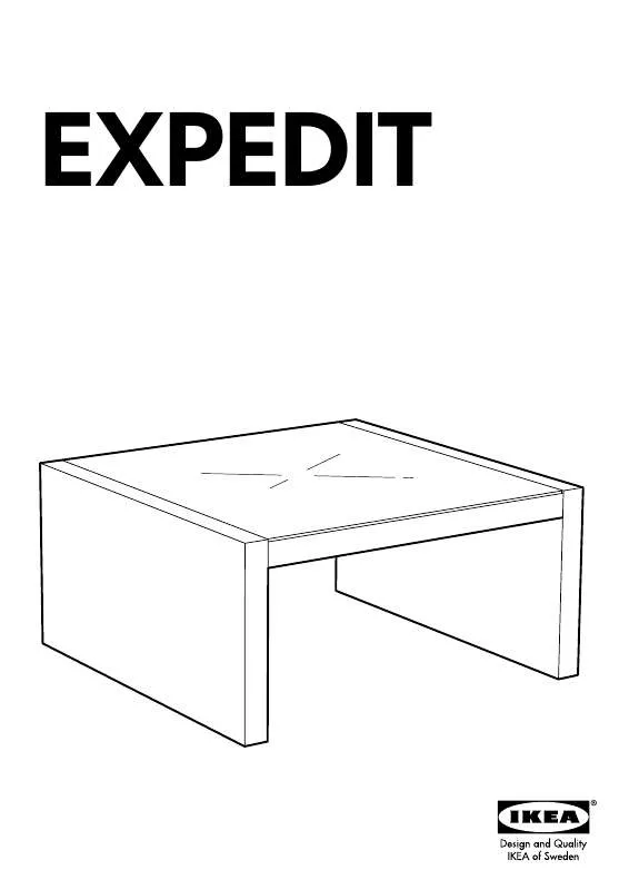 Mode d'emploi IKEA EXPEDIT COFFEE TABLE SQUARE