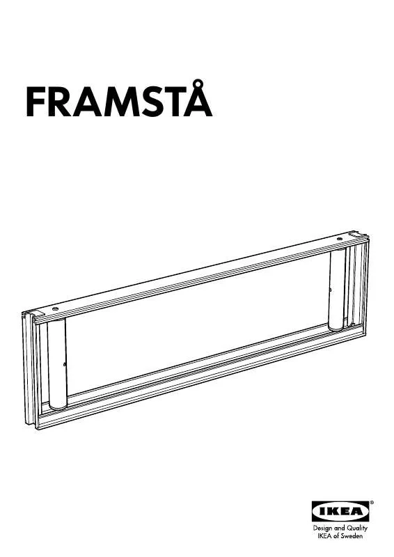 Mode d'emploi IKEA FRAMSTÅ BASIC UNIT 47X12