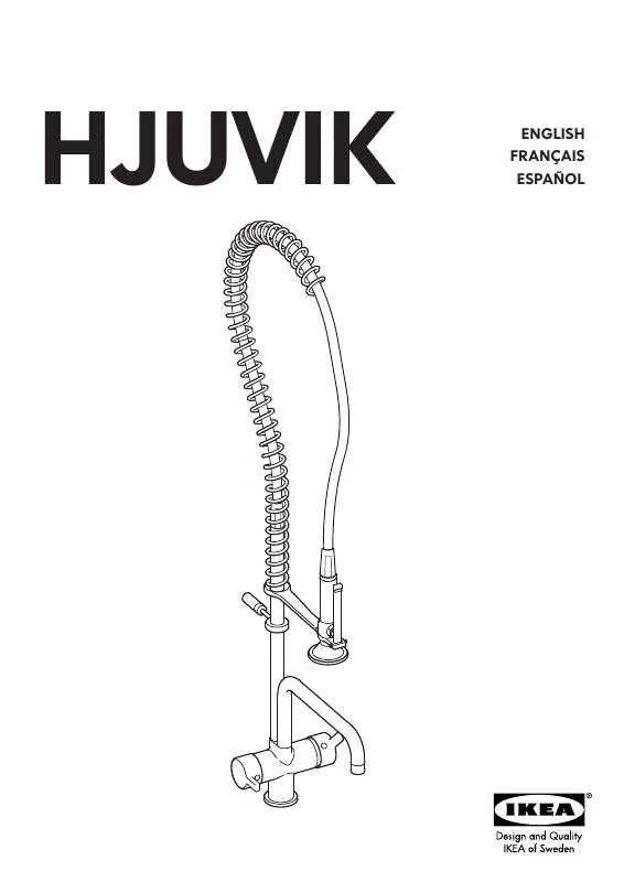 Mode d'emploi IKEA HJUVIK KITCHEN FAUCET 39 W/HANDSPARY