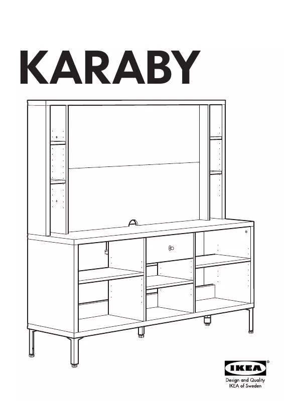 Mode d'emploi IKEA KARABY TV STORAGE UNIT