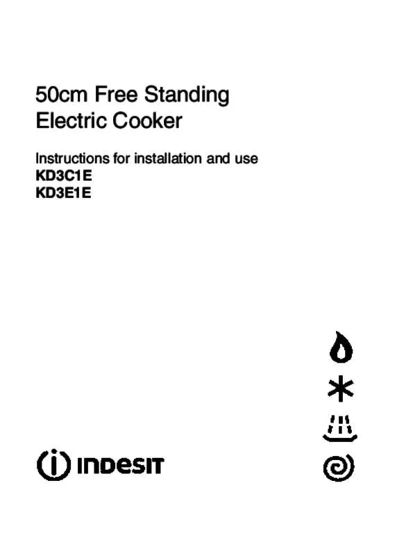 Mode d'emploi INDESIT KD3E1EW