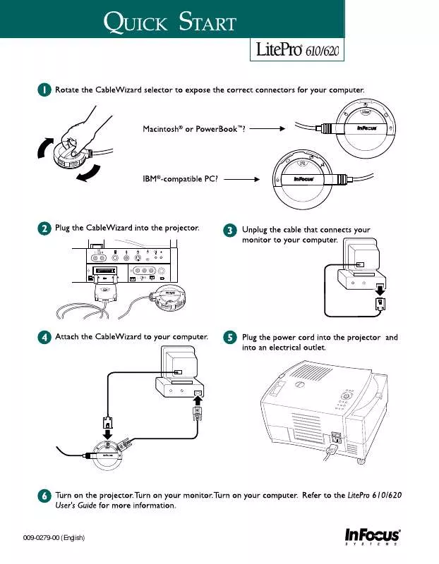 Mode d'emploi INFOCUS LP620