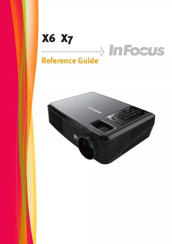 Mode d'emploi INFOCUS X6