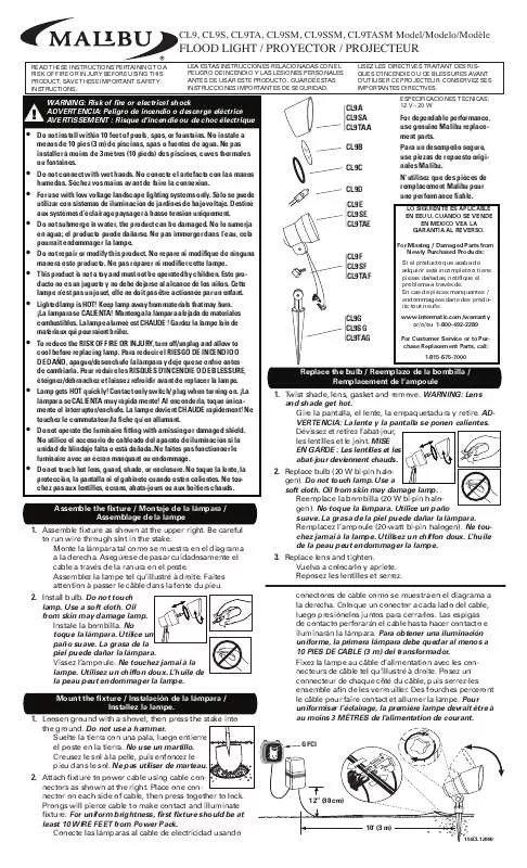 Mode d'emploi INTERMATIC 158CL12990REF