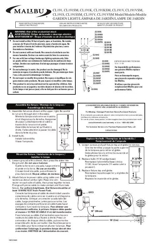 Mode d'emploi INTERMATIC 158CL13028REF