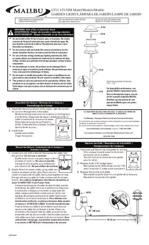 Mode d'emploi INTERMATIC 158LT12814