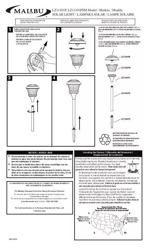 Mode d'emploi INTERMATIC 158LZ12822REF