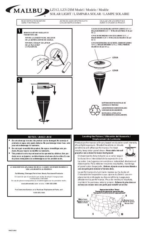 Mode d'emploi INTERMATIC 158LZ12832REF