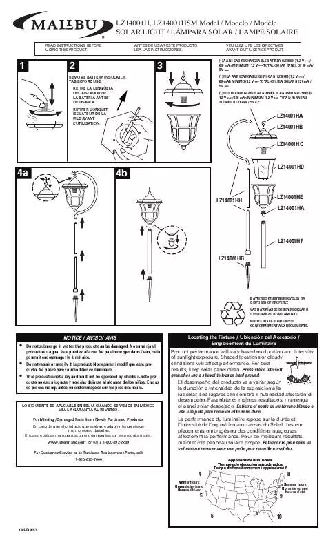 Mode d'emploi INTERMATIC 158LZ12857REF