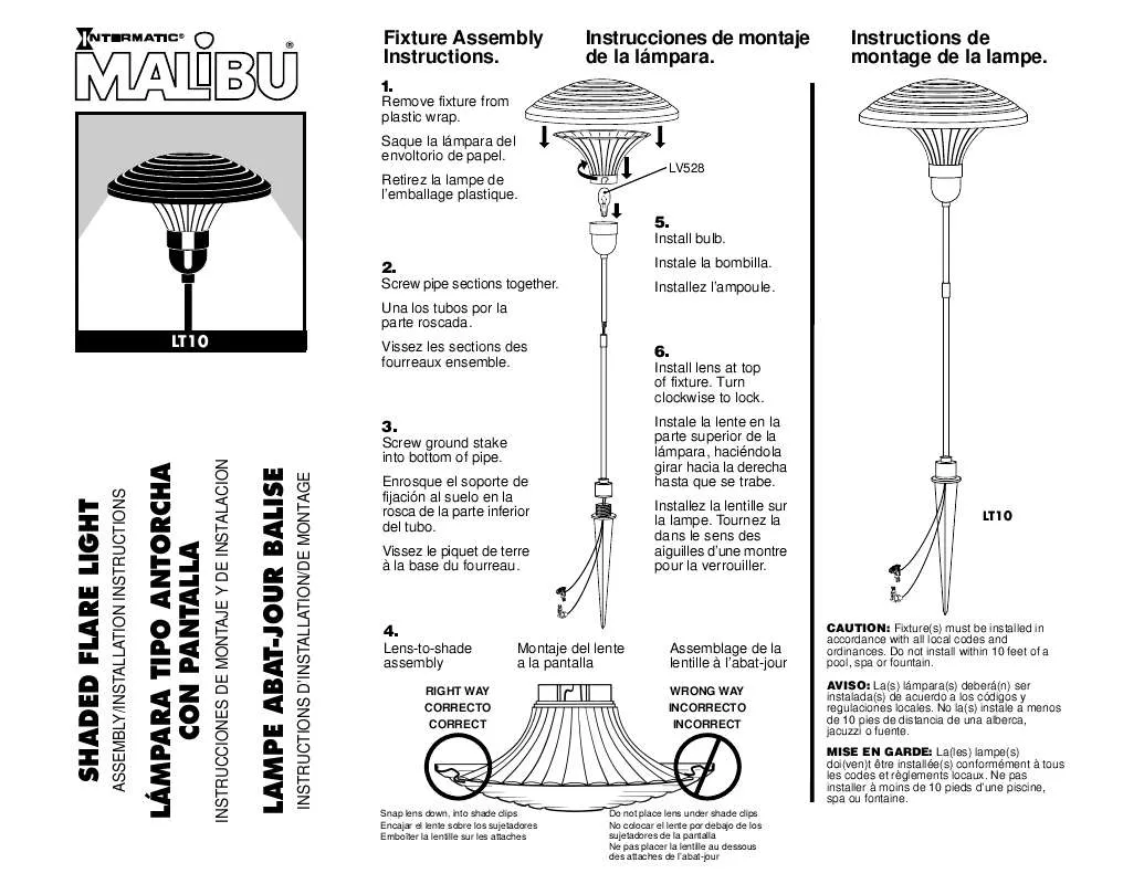 Mode d'emploi INTERMATIC LT10