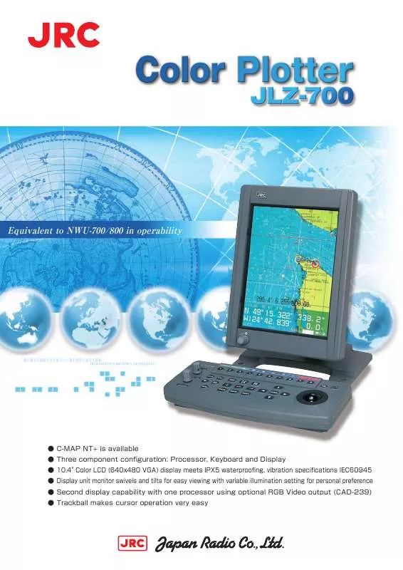 Mode d'emploi JRC JLZ-700