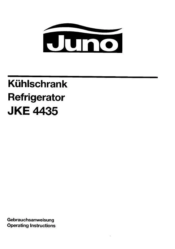 Mode d'emploi JUNO JKE 4435