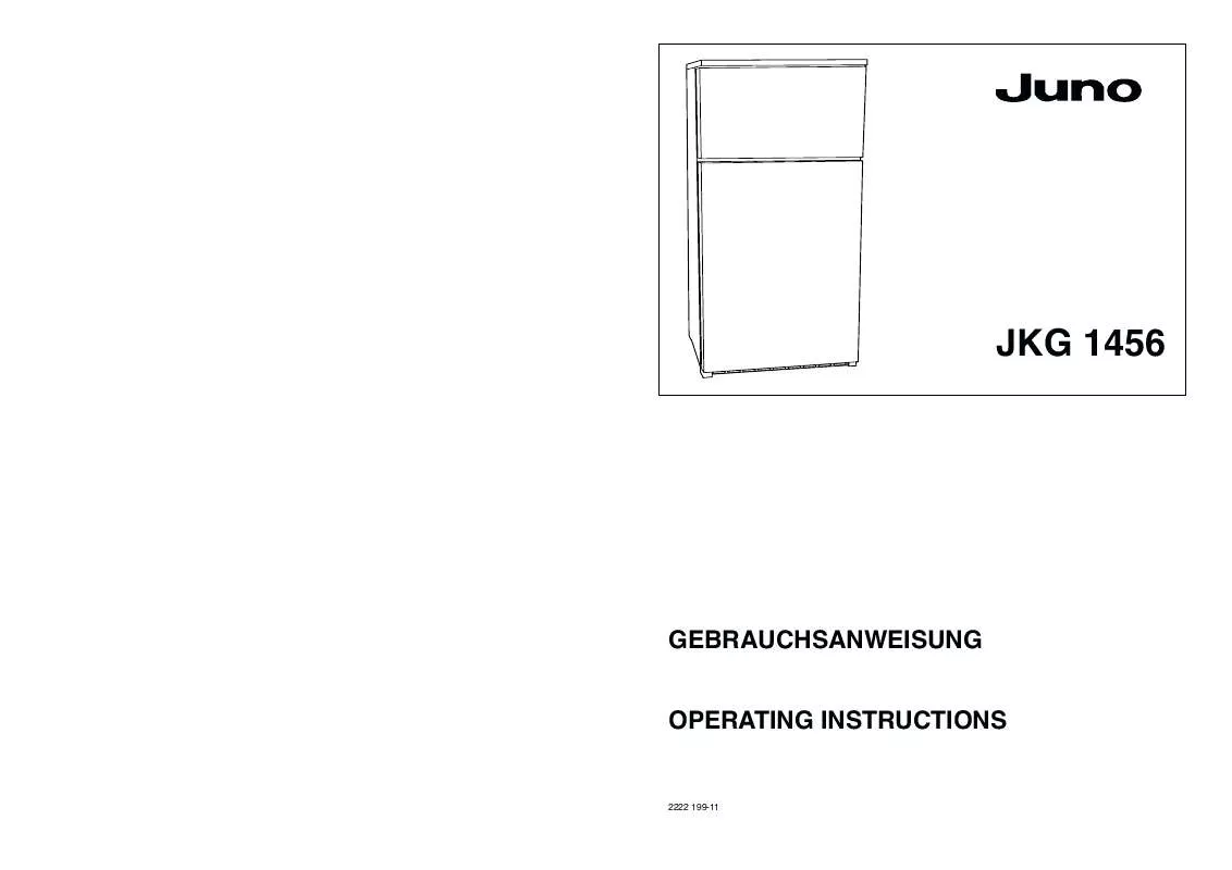 Mode d'emploi JUNO JKG1456