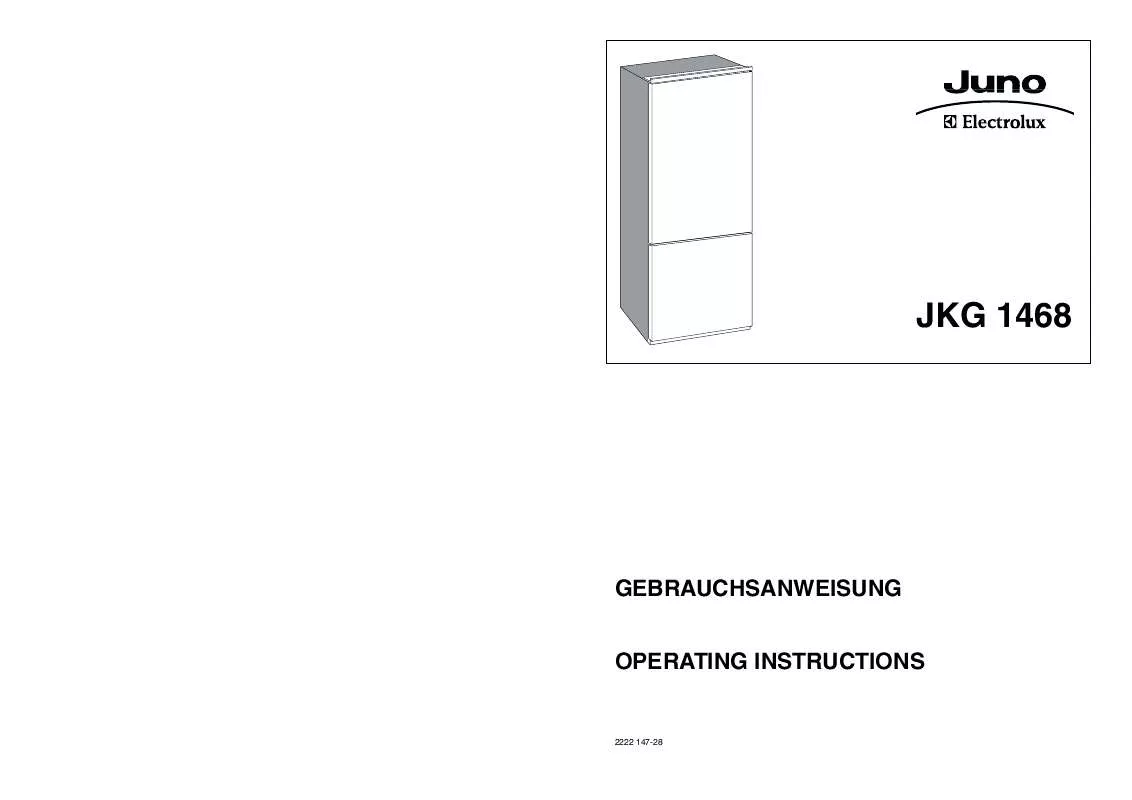 Mode d'emploi JUNO JKG1468