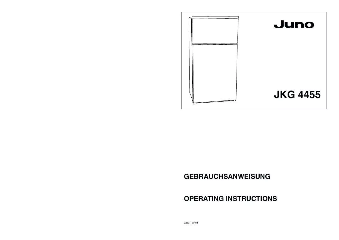 Mode d'emploi JUNO JKG4455