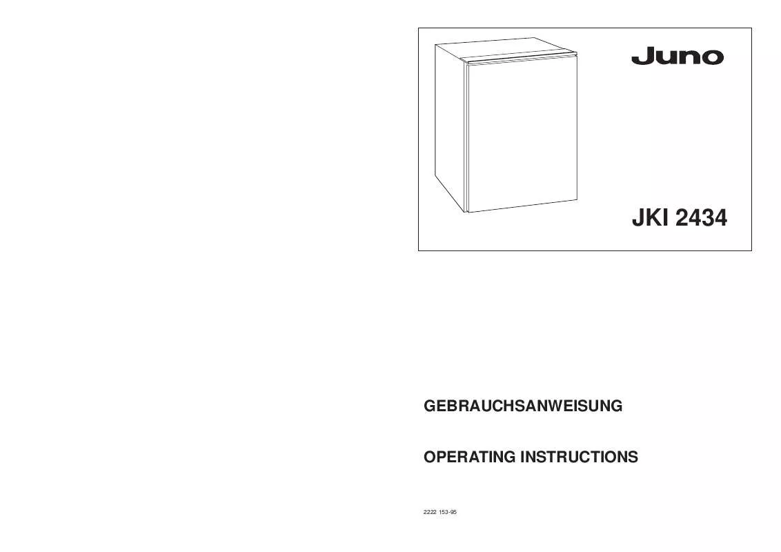 Mode d'emploi JUNO JKI2434