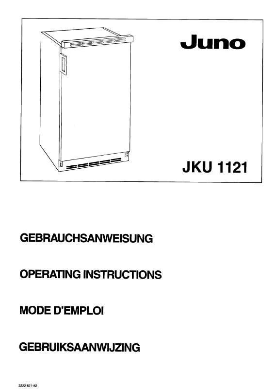 Mode d'emploi JUNO JKU1121