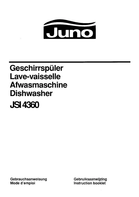 Mode d'emploi JUNO JSI4360E