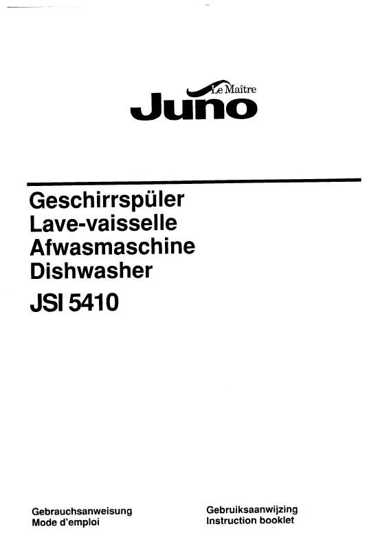 Mode d'emploi JUNO JSI5410B